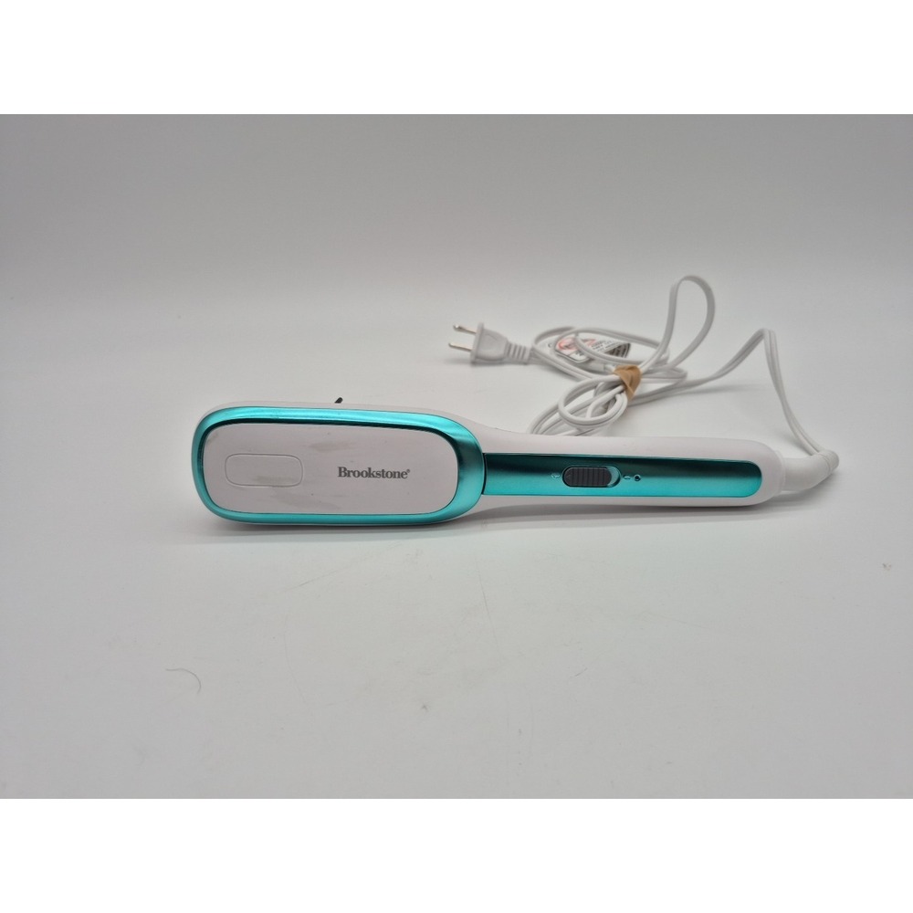 Brookstone Volumizing Ceramic Hot Brush 1.5 Inch Teal